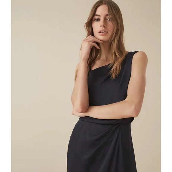 Reiss Women’s Ostia Navy Strappy Shoulder Maxi Dress - Picture 10 of 16